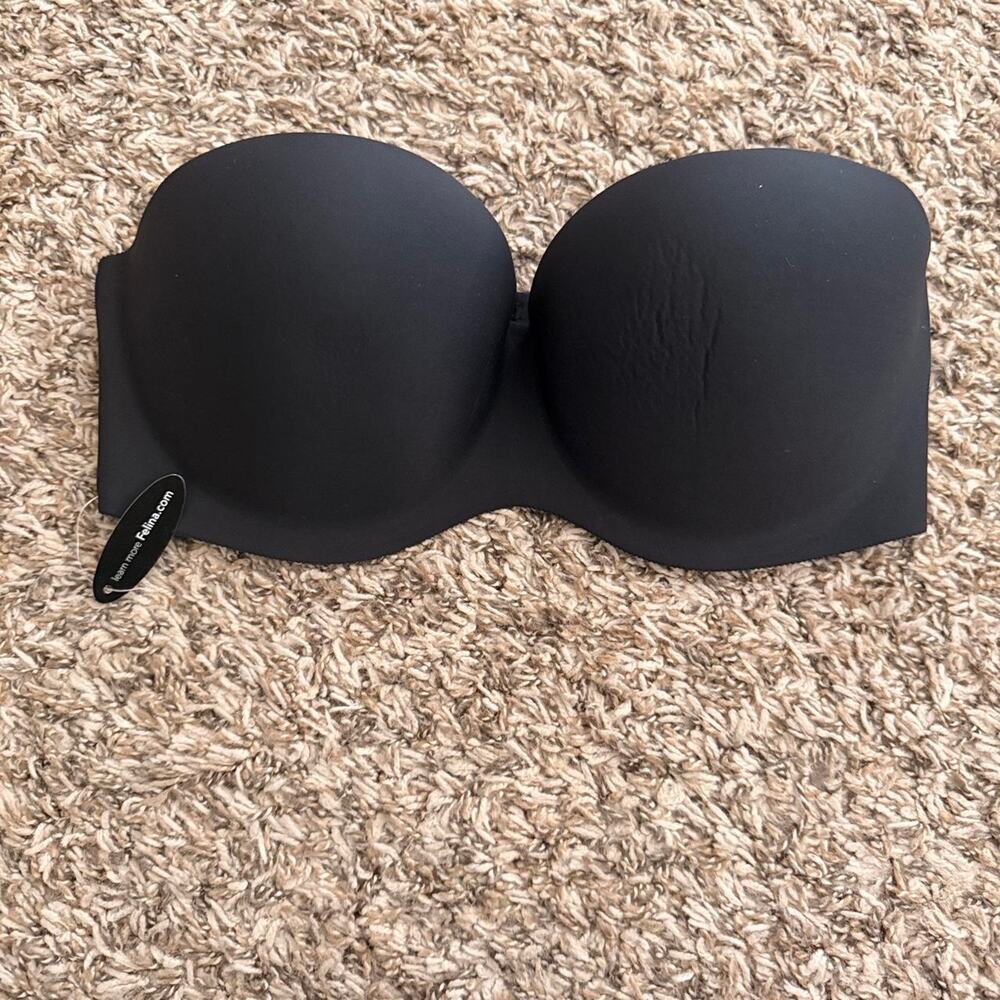 Felina Black Strapless Bra - 36D